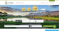 Desktop Screenshot of golftripz.com